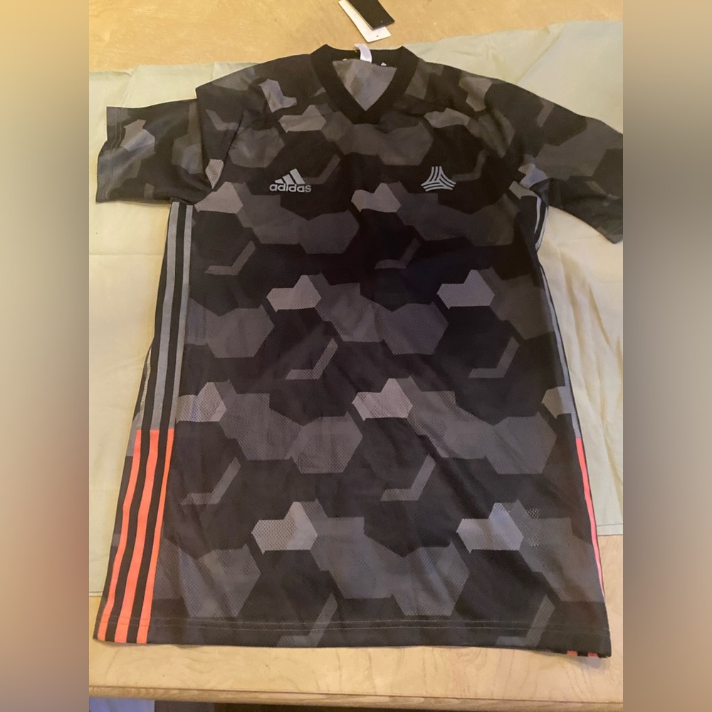 Adidas jersey- Tan Gray Jersey new with tag